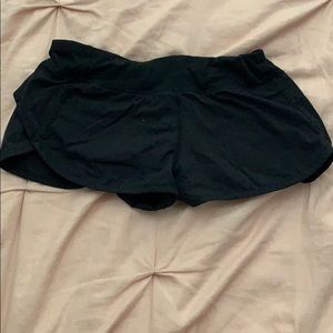 Ivivva size 14 black dry fit running shorts!